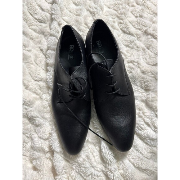 New BP. Albert Plain Toe Derby In Black leather Saffiano OrthoLite size 10M - Picture 4 of 8
